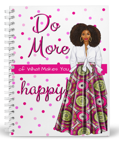 Do More of What Makes You Happy Multi-Color Journal