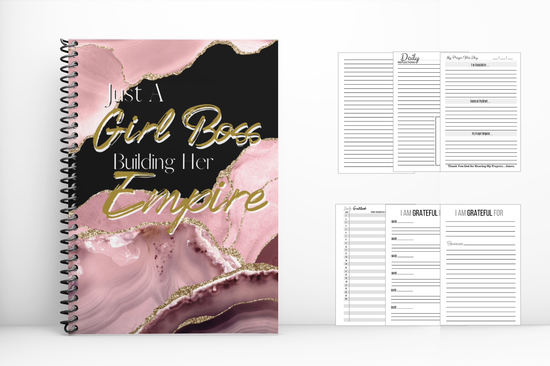 Girl Boss Black/Pink Journal
