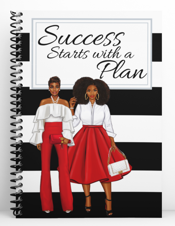 Success Starts with a Plan Red Journal